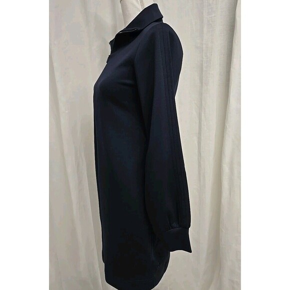 ATHLETA Allure 1/4 Zip Long Sleeve Dress Navy Blue Pockets Women’s Size XXS - Picture 5 of 11